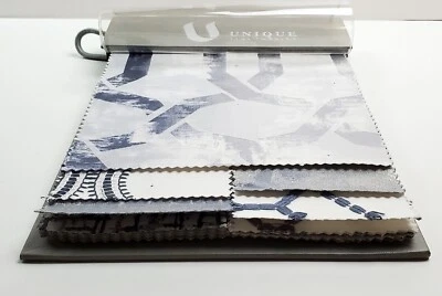 Unique Upholstery Fine Fabrics Sample Book Craft Quilt 30 Pieces - Image 1 of 4