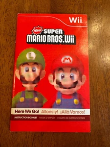 New Super Mario Bros Wii (Nintendo Wii) NUR Spielanleitung - Bild 1 von 2