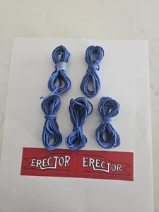 5 Hanks of Blue String & Erector Set Flag- Fast Shipping - Picture 1 of 1