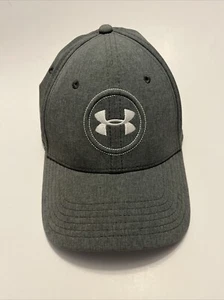 UA Under Armour Golf Hat Cap Fitted Adult MD/LG Gray Breathable Mens - Picture 1 of 3