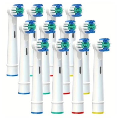 12 Testine Ricambio Compatibili Con Spazzolini Elettrici Braun Oral-B 12 pezzi
