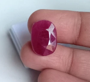 Red Ruby Natural Oval Cut 12.10 Ct Certified Loose Gemstone Certified Best - Picture 1 of 9