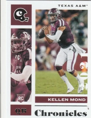 2021 Panini Chronicles Kellen Mond Rookie Vikings #20 - Image 1 of 2