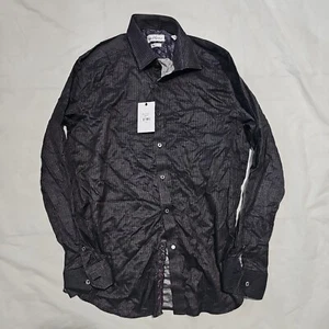 NEW ROBERT GRAHAM SANGIORGIO BLACK CHECKERED BUTTON DRESS SHIRT 17.5 - Picture 1 of 4