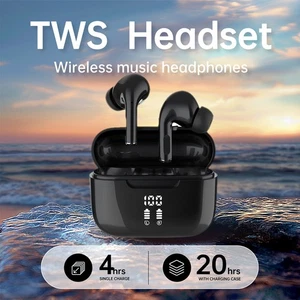 New Wireless Bluetooth 5.4 Earbuds Headphones For iPhone Samsung Galaxy Android - Picture 1 of 8