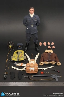 Pre-order DID K80187 1/6 WWII British Pilot Squadron Action Figure Soldier Model - Image 1 of 4