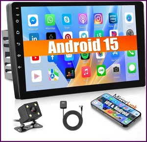Mejor Radio Estereo para Carro Android 15 Radio 10.1 Inch GPS WIFI 32G - Picture 1 of 9