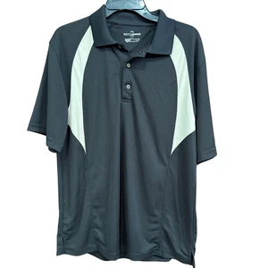 Camisa polo de golf Grand Slam para hombre L grande negra de rendimiento ropa deportiva de golf - Imagen 1 de 6