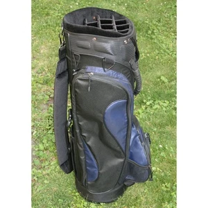 Outward 9 Black/Blue 14-Way Cart Golf Bag - Picture 1 of 7
