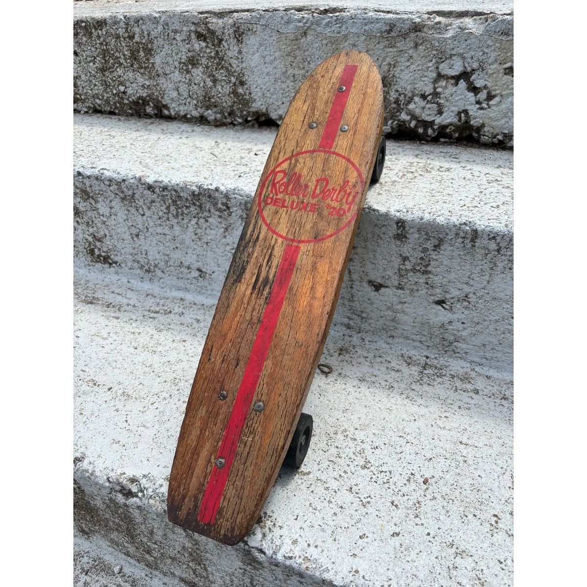 70s ビンテージ ローラーダービー Roller Derby 木製 スケボー 70s ビンテージ 工場 ローラーダービー Roller Derby 木製 スケボー