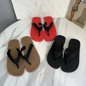 Womens THE ROW New Flat Heels Summer Flip-flops One-pedal Beach Shoes - Picture 1 of 27