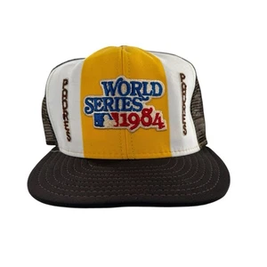 Gorra gorra de colección MLB Lucky Stripes de la Serie Mundial de los Padres de San Diego 1984 - Imagen 1 de 10