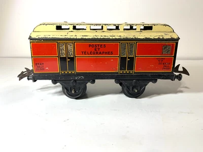 Rare - France Hornby Post Office Postes Telegraphes Wagon Van Boxcar - Image 1 of 4