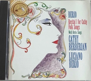 BERIO - Recital 1 For Cathy / Folk Songs - Berberian/Berio CD Exc Cond! RCA - Picture 1 of 2
