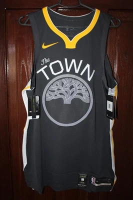 BNWT Golden State Warriors Authentic Vaporknit The Town City Blank jersey size L - Image 1 of 4