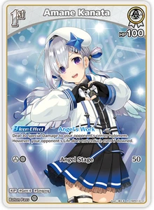 Hololive OCG Amane Kanata hBP01-013 R Rare Blooming Radiance - Picture 1 of 1