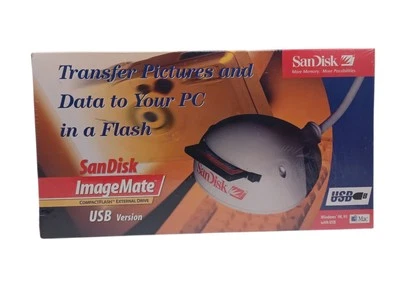 SanDisk Imagemate SD Card Reader USB Version - 1998 Vintage WIn/Mac Version - Image 1 of 4