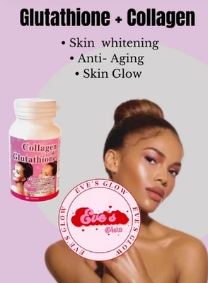 Colágeno + glutatión. Colágeno natural de pescado. Complejo para antienvejecimiento y aclaramiento Foto 1 de 2