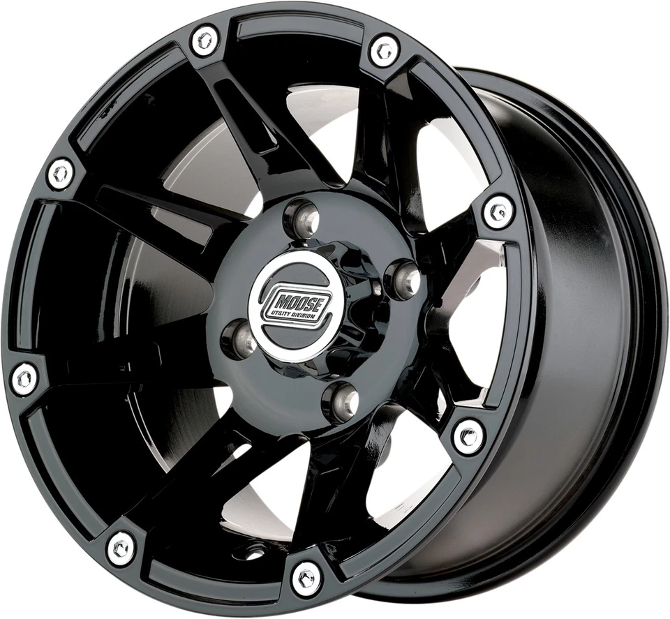 Moose Racing 387X Wheels Black 12X7 4/110 4+3 0230-0626 - Image 1 of 1