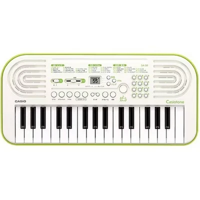 Casio SA-50 Casiotone 32 Tasten Elektronisches Keyboard Mini Piano Weiß... - Bild 1 von 4