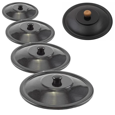 Ungar. Deckel, Emaille, für Gulaschkessel Feuerstellen Feuertopf 4-30 Liter  - Bild 1 von 3