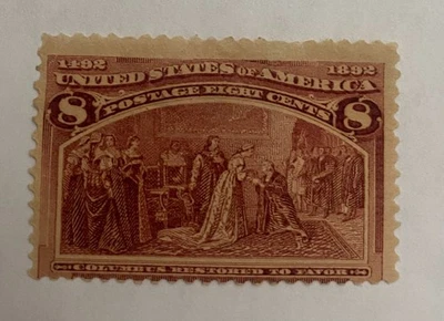 US Scott 236 Mint Hinged, Fault, Fine - Very Fine SCV $50.00 - Image 1 of 2