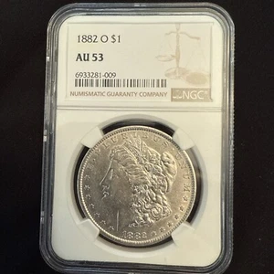 1882-O Morgan Dollar NGC AU53 ***RARE ORIGINAL COIN*** - Picture 1 of 4