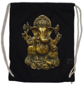 GANESHA VINTAGE GIRLIE Turnbeutel Buddhism Hinduism Hindu Yoga Buddha India - Picture 1 of 1