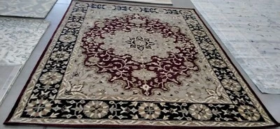 RED / BLACK 7'-6" X 9'-6" Back Stain Rug, Reduced Price 1172759387 HG760B-8 - Image 1 of 4