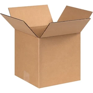 75 - 9 x 9 x 9 Corrugated Shipping Boxes Storage Cartons Moving Packing Box - Picture 1 of 2