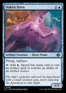 x4 Oaken Siren C Foil #66 | LCI The Lost Caverns of Ixalan | MTG - Picture 1 of 1
