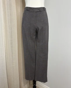 Scanlan Theodore Brown Cashmere Virgin Wool Pants Size 6 XS Small Luxe Designer - Picture 1 of 9