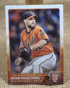2015 Topps Update Series Ryan Vogelsong Baseball Card US5 Giants A3