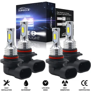 Faro LED alto/bajo 4x para Toyota Highlander 2001-2007 deportivo utilitario 4 puertas 6 k - Imagen 1 de 12