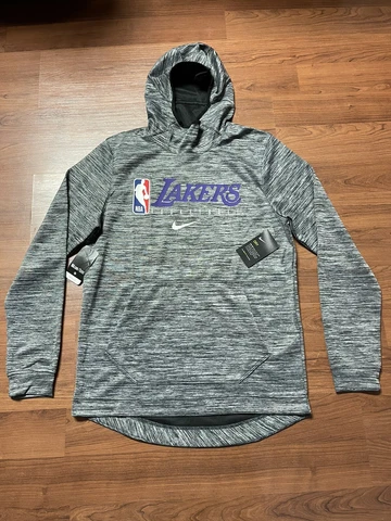 Nike NBA LA Lakers Authentic Team Issued Hoodie AV1359-032 RARE Size Medium Mens Cover