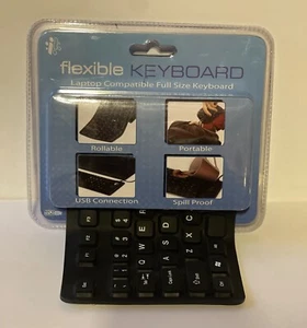 Flexible Keypad For On The Go~ Laptop Compatible~ USB~Spill-proof - Picture 1 of 3