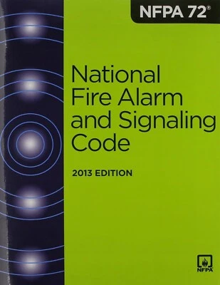 NFPA 72: National Fire Alarm and Signaling Code 2013 Paperback USA STOCK
