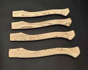 Lot of 4 pcs 15,7" Single Bit Hickory Axe Handle - Picture 1 of 5