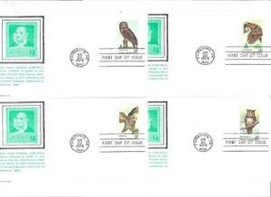 1760-63 American Owls, Carrollton four FDCs - Picture 1 of 1