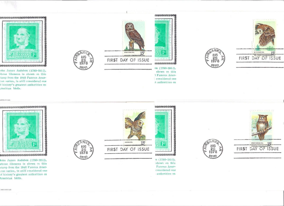 1760-63 American Owls, Carrollton four FDCs - Image 1 of 1