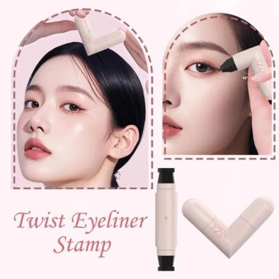 MARKENLOS Twist Eyeliner Stamp One-piece Eyeliner Stamp Long-lasting Quick-drying FAST