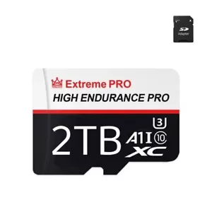 2 TB Ultra Micro SD Class 10 SDXC U3 TF Memory Card Micro Phone SD Cards - Picture 1 of 5