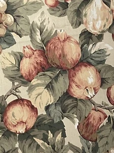 Approx. 3 Yards Upholstery Home Decor P Kaufmann Fabrics Fruit Orchards Pattern - Picture 1 of 10