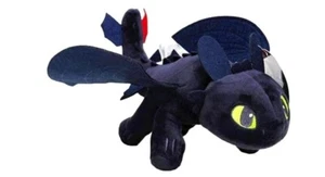 Juguete de peluche Toothless Dragon Black Fury de 10 pulgadas de largo - Imagen 1 de 1
