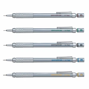 PENTEL Mechanical Pencil Graphgear 500 0.3,0.4,0.5,0.7,0.9 mm made in Japan - Picture 1 of 42