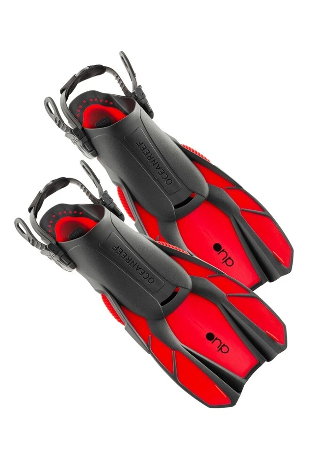 OCEAN REEF SNORKELING Ocean Reef Duo Fins Red L/XL - Snorkeling Fins (OR020116)