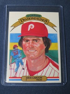 1983 Donruss Diamond Kings STEVE CARLTON Card #16 Philadelphia Phillies MINT 
