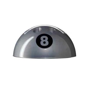 **SUPERPOOL** BRANDNEUER SILBERNER 8-BALL-QUEUESTÄNDER. Platz für 9 Queues - Bild 1 von 2