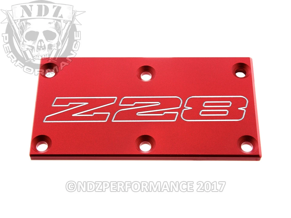 TPI Throttle Body Plate o Chevy Camaro IROC Z Z28 Outline Red - Изображение 1 из 1