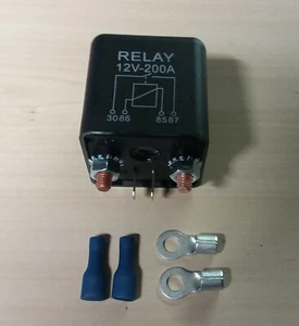 Split Charge Relais strapazierfähig 200 AMP 12V - Freizeit Akku Ein/Aus Auto Schalter - Bild 1 von 3
